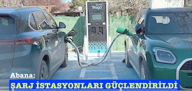 <center> Abana: </center><center><font color=’blue’> ŞARJ İSTASYONLARI GÜÇLENDİRİLDİ </font></center>