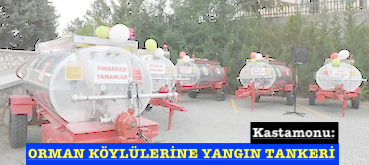 <center> Kastamonu: </center><center><font color=’blue’> ORMAN KÖYLÜLERİNE YANGIN TANKERİ </font></center>