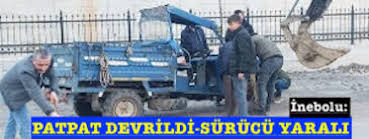 <center> İnebolu: </center><center><font color=’blue’>‘PATPAT’ DEVRİLDİ </font></center>