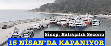 <center> Sinop: Balıkçılık Sezonu </center><center><font color=’blue’>15 NİSAN’DA KAPANIYOR </font></center>