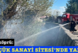 <center> Taşköprü: </center><center><font color=’blue’> KÜÇÜK SANAYİ SİTESİ’NDE YANGIN </font></center>