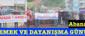 <center> Abana: </center><center><font color=’blue’> EMEK VE DAYANIŞMA GÜNÜ </font></center>