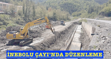 İNEBOLU ÇAYI’NDA DÜZENLEME
