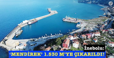 <center> İnebolu: </center><center><font color=’blue’>‘MENDİREK’ 1.530 M’YE ÇIKARILDI!</font></center>