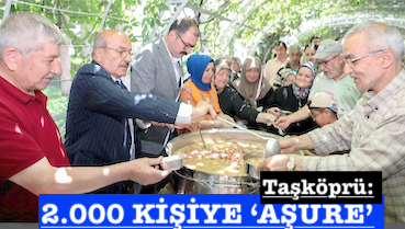 <center> Taşköprü:  </center><center><font color=’blue’>2.000 KİŞİYE ‘AŞURE’  </font></center>